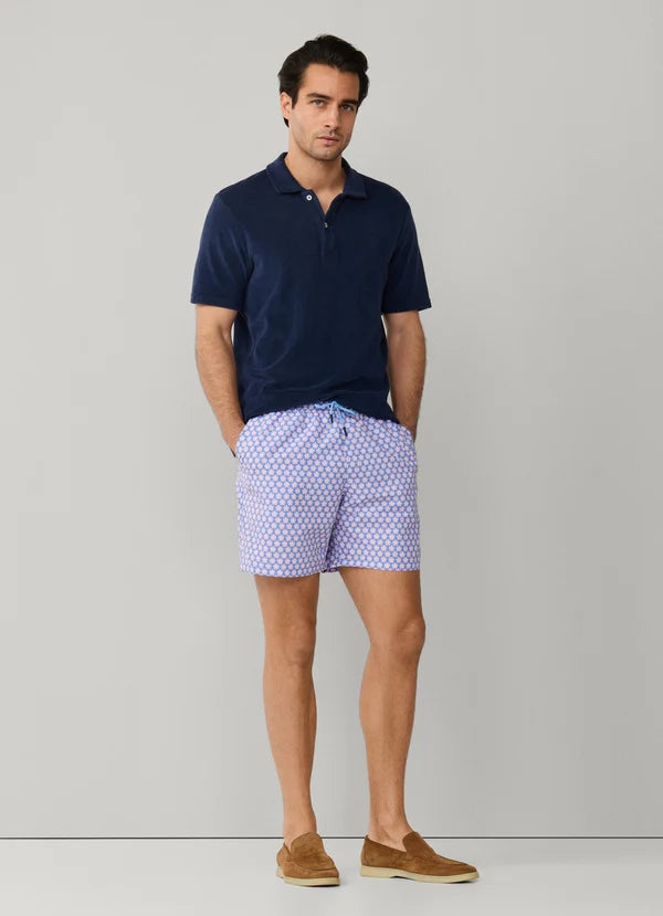 Seashell Print Swim Trunk
