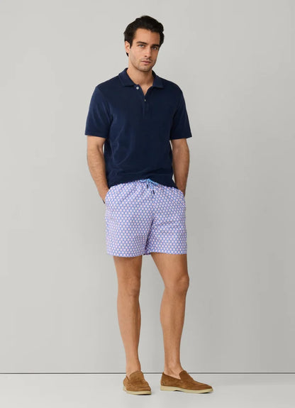Seashell Print Swim Trunk