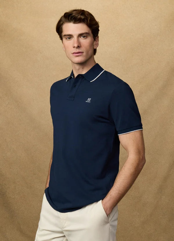 Classic Fit Short Sleeve Tipped Polo