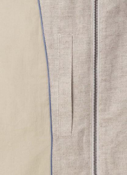 Cotton-Linen Textured Gilet