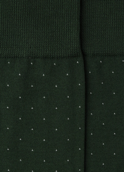 Mercerised Cotton Polka Dot Sock