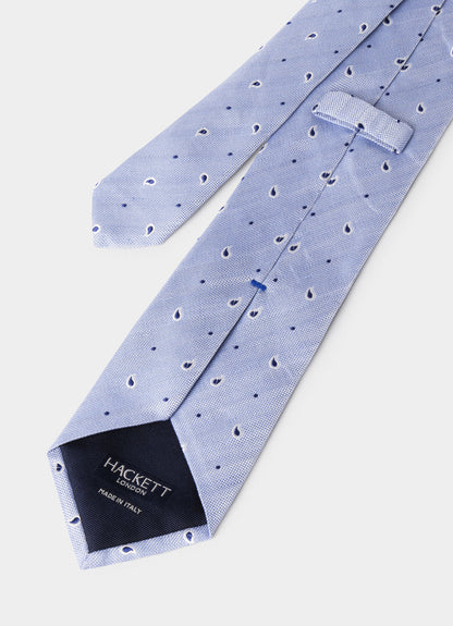 Paisley Silk Linen Tie