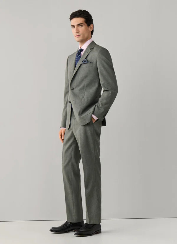 Wool Rustic Tropical Textured Suit