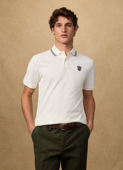 Classic Fit Short Sleeve Badge Polo