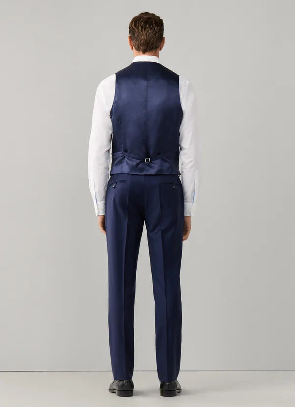 Wool Birdseye Waistcoat - Woven In Italy