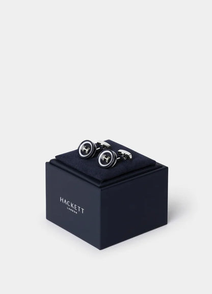 H Button Cufflinks