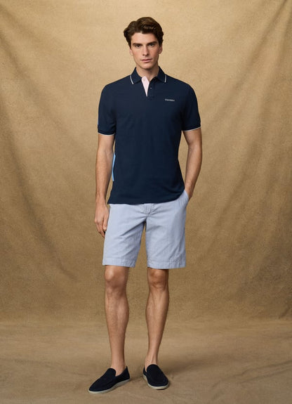 Classic Fit Short Sleeve Back Sash Polo
