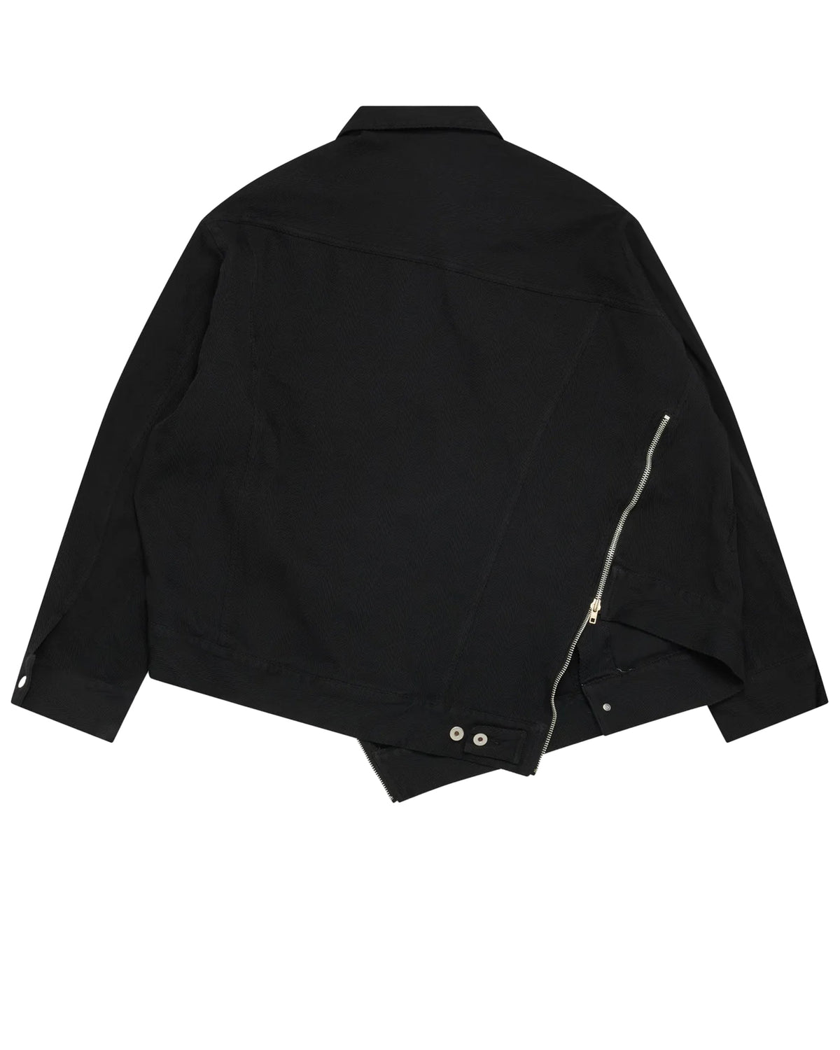 Black CDG Bias Cut Jacket