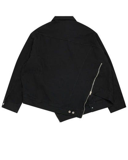 Black CDG Bias Cut Jacket