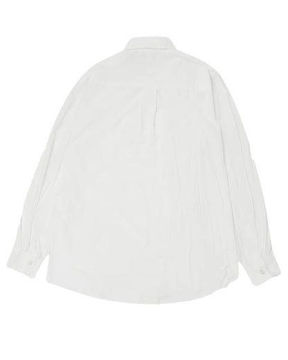 Black CDG Ruffle Shirt