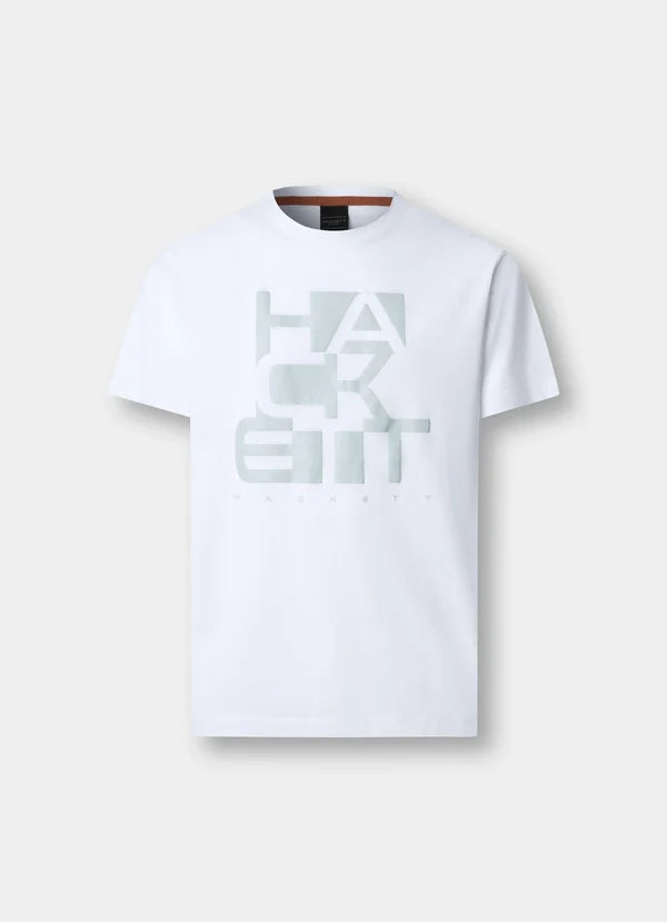 Classic Fit Branded Block Graphic T-Shirt