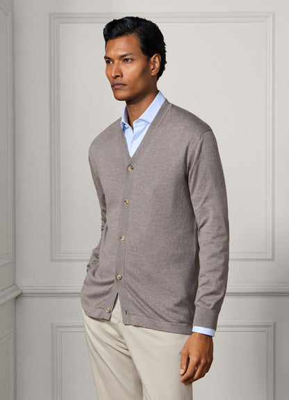 Silk-Cotton Cardigan