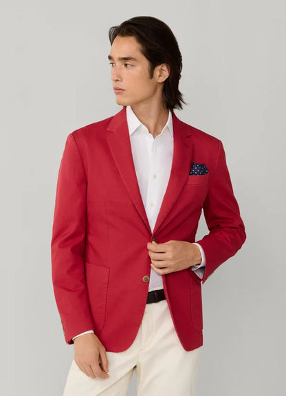 Stretch Cotton Garment Dyed Blazer