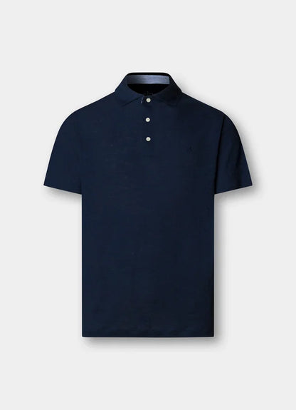 Classic Fit Short Sleeve Linen Polo