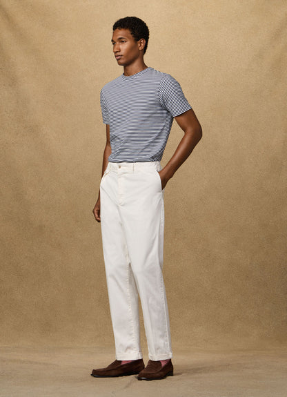 Fulham Relaxed Tapered Fit Cropped Chino