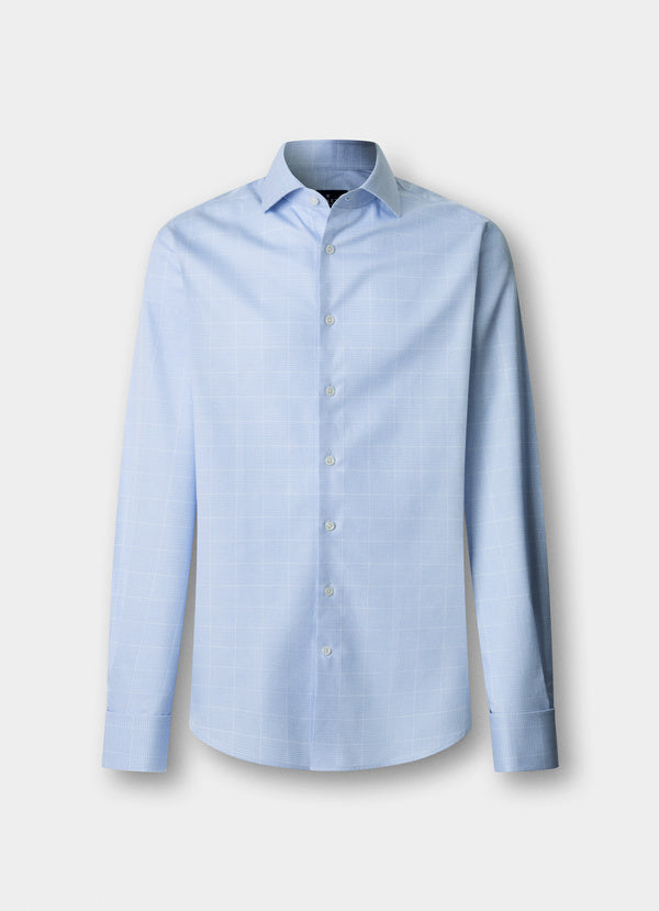Classic Fit Formal Prince Of Wales Shirt