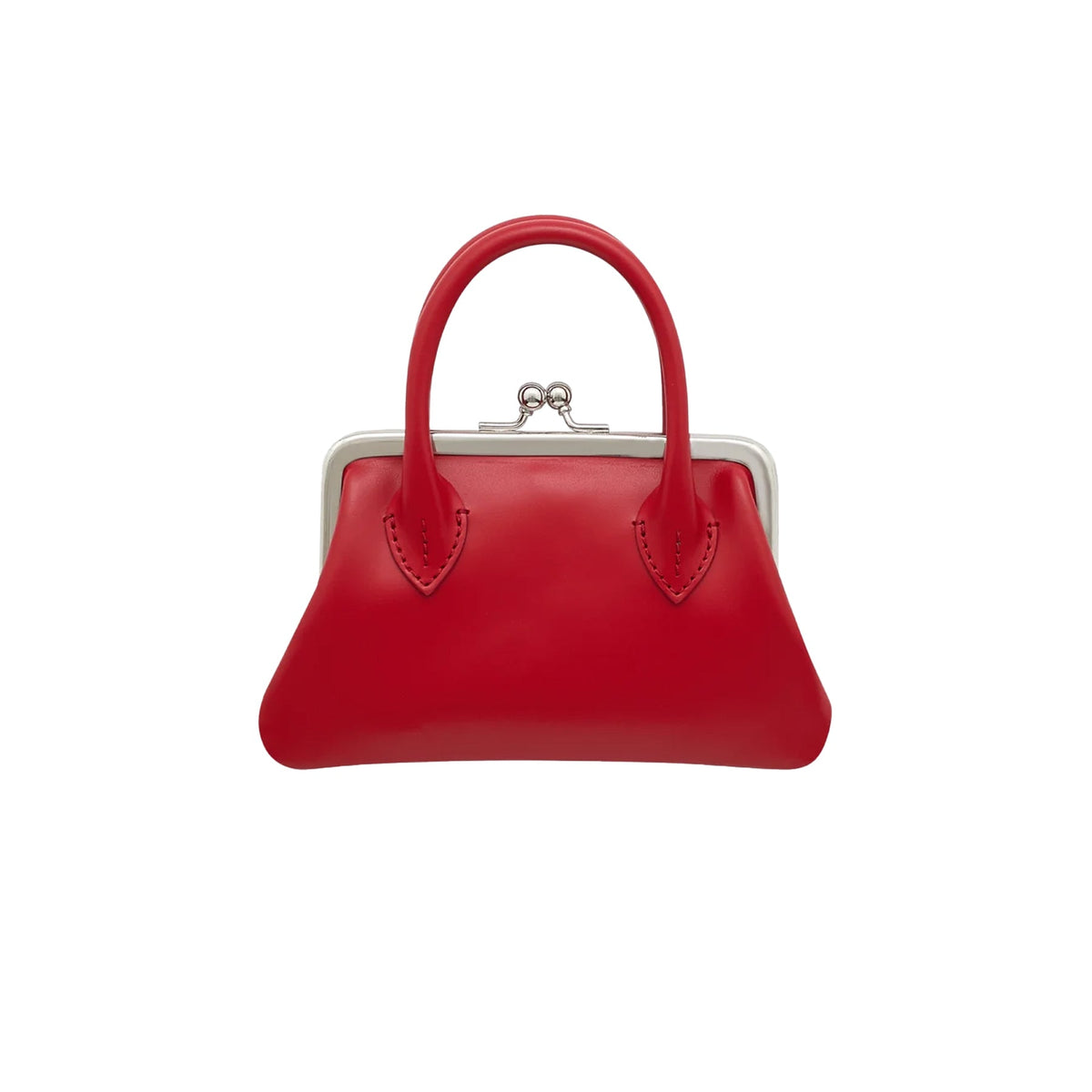 CDG Wallet Clasp Handles Line SA0301CH Kiss Clasp Wallet ¨C Red