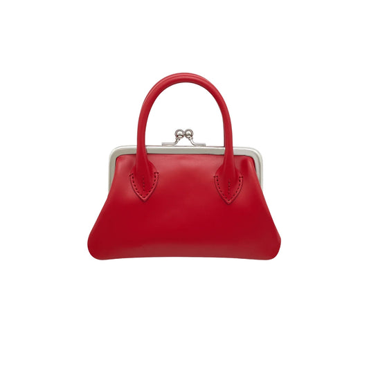 CDG Wallet Clasp Handles Line SA0301CH Kiss Clasp Wallet ¨C Red