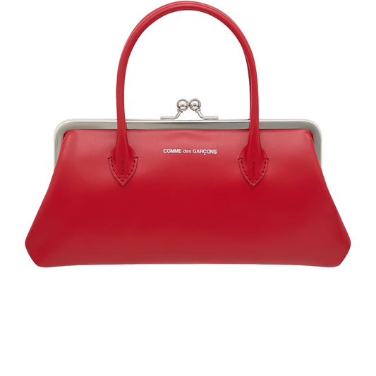 CDG Wallet Clasp Handles Line SA0303CH Kiss Clasp Wallet ¨C Red
