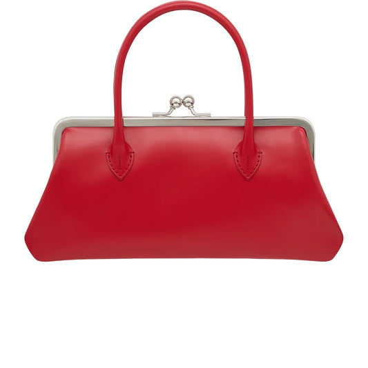 CDG Wallet Clasp Handles Line SA0303CH Kiss Clasp Wallet ¨C Red