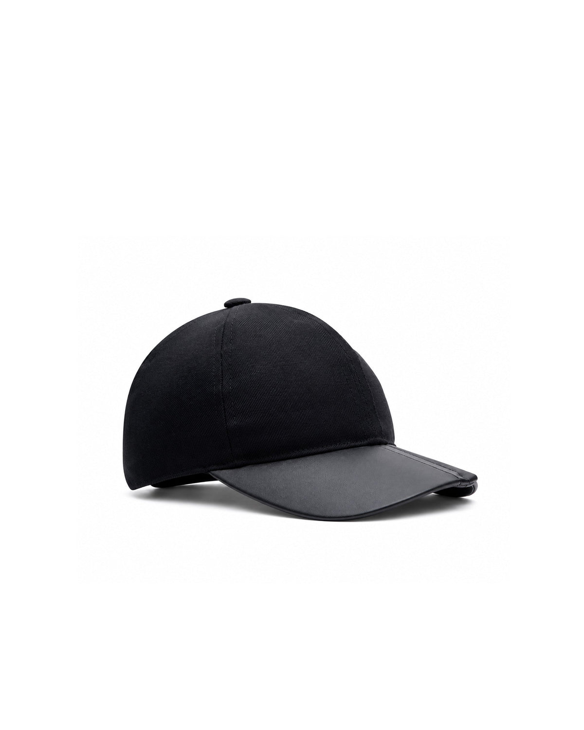 CDG SHIRT Asymmetrical Baseball Cap ¨C Black