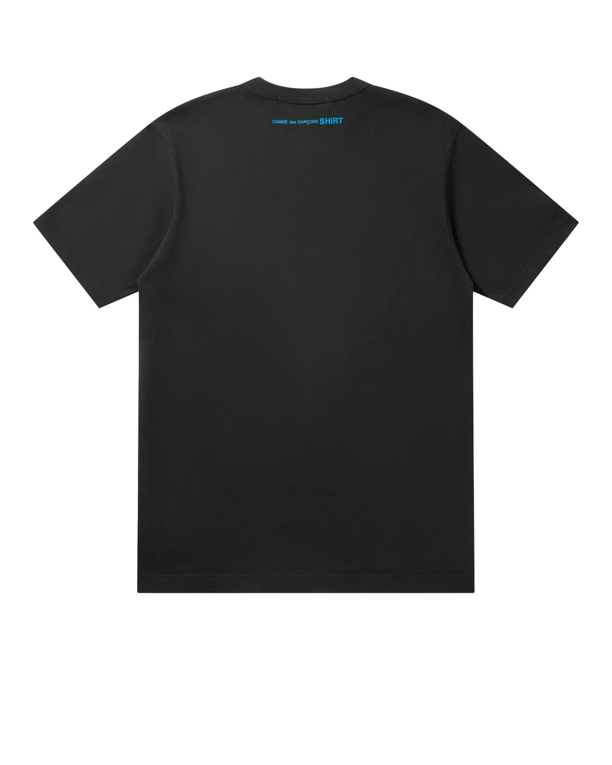 CDG SHIRT Logo T-shirt ¨C Black ¨C Blue printed detail