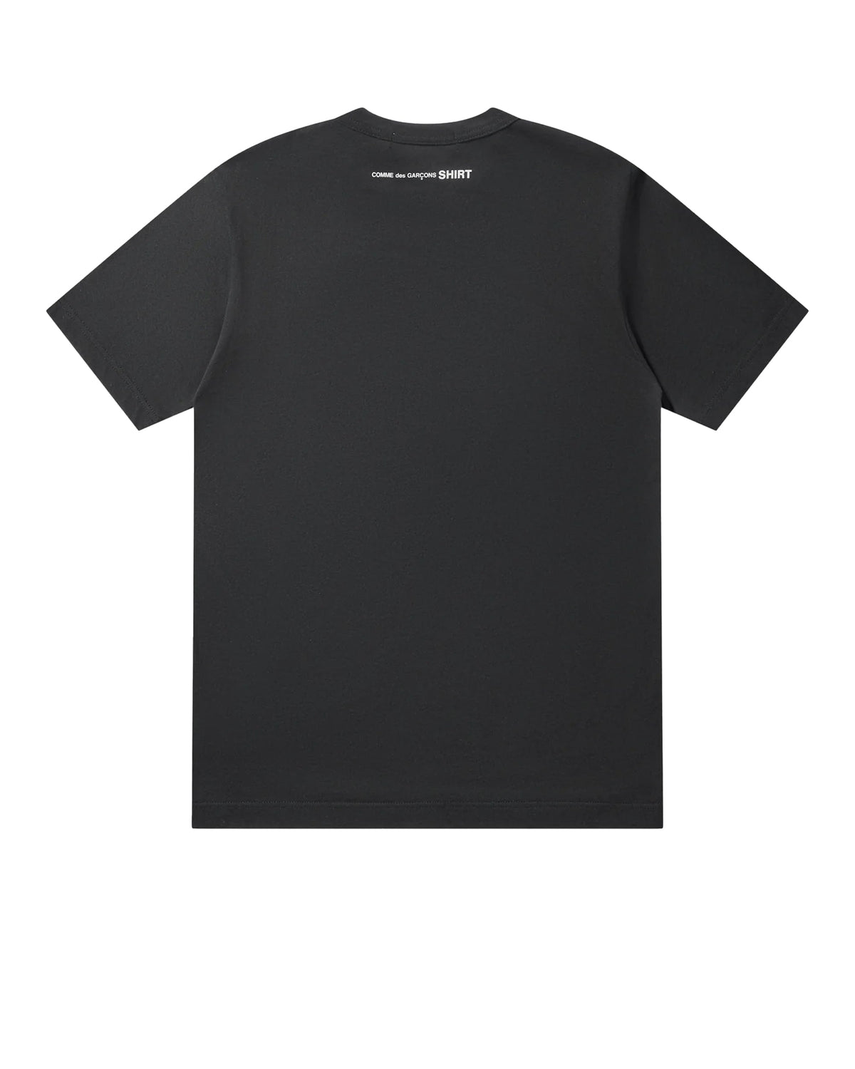 CDG SHIRT Logo T-shirt ¨C Black ¨C White printed detail