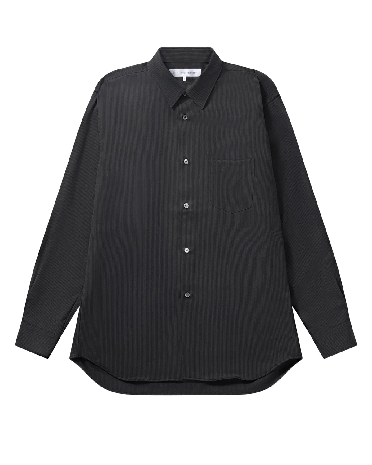 CDG SHIRT Pinstripe Dress Shirt ¨C Black