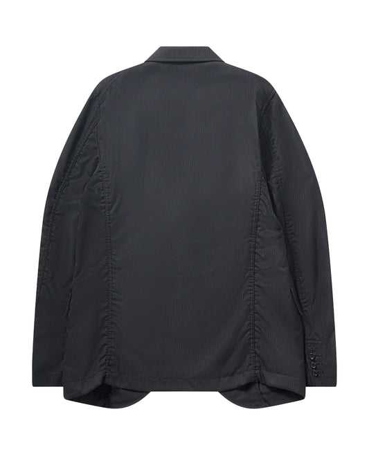 CDG SHIRT Single Breasted Dobby-Stripe Jacket ¨C Black