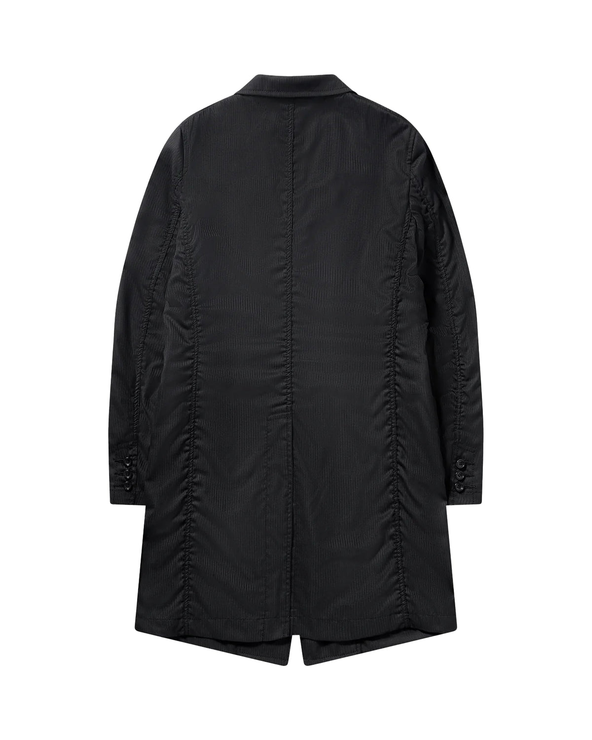 CDG SHIRT Single Breasted Dobby-Stripe Short Coat ¨C Black