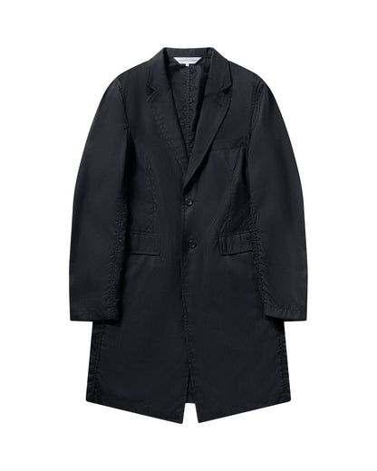 CDG SHIRT Single Breasted Dobby-Stripe Short Coat ¨C Black