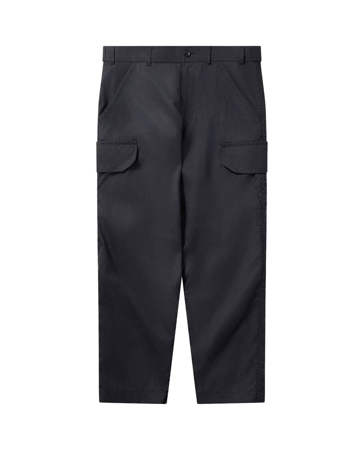 CDG SHIRT Side Pockets Dobby Stripes Pants  ¨C Black