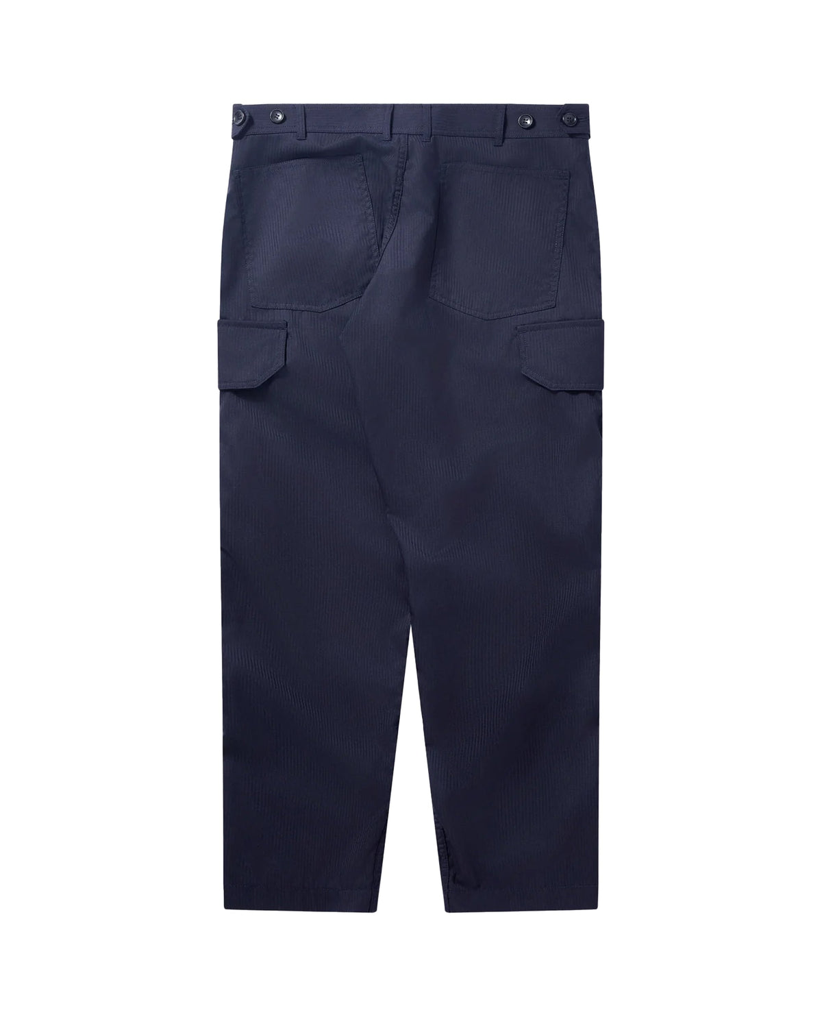 CDG SHIRT Side Pockets Dobby Stripes Pants  ¨C Navy
