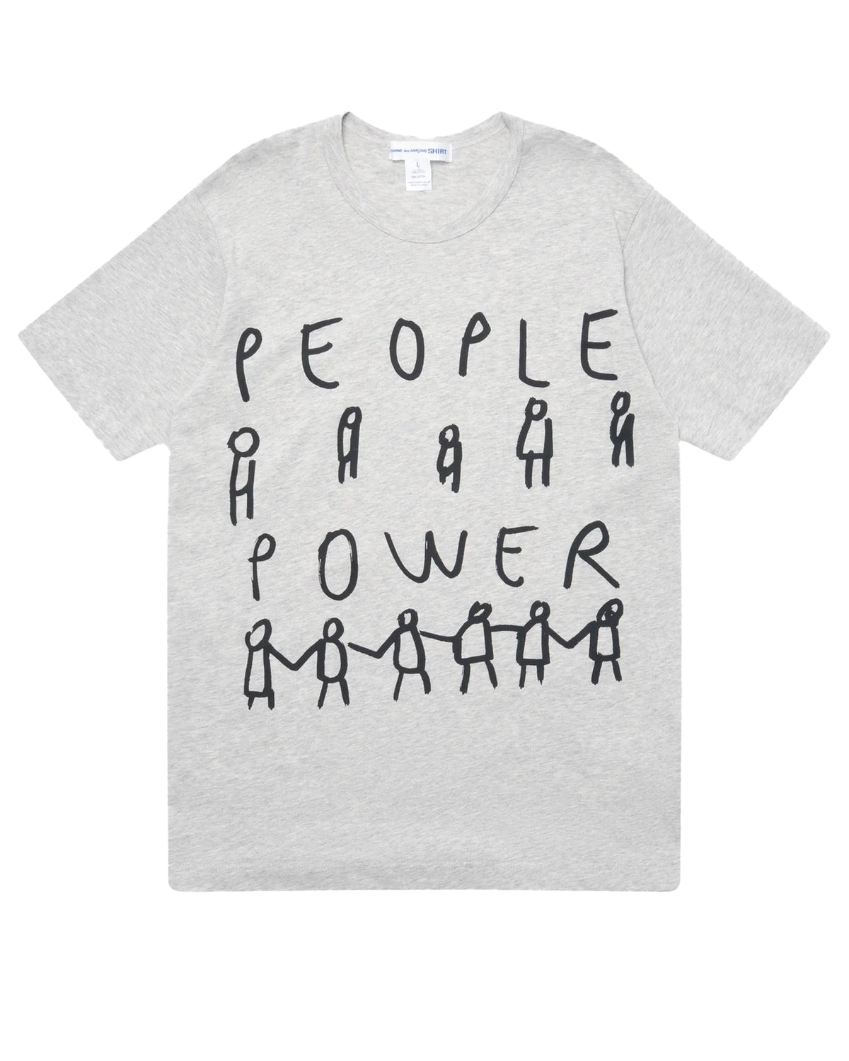 CDG SHIRT People Power T-shirt