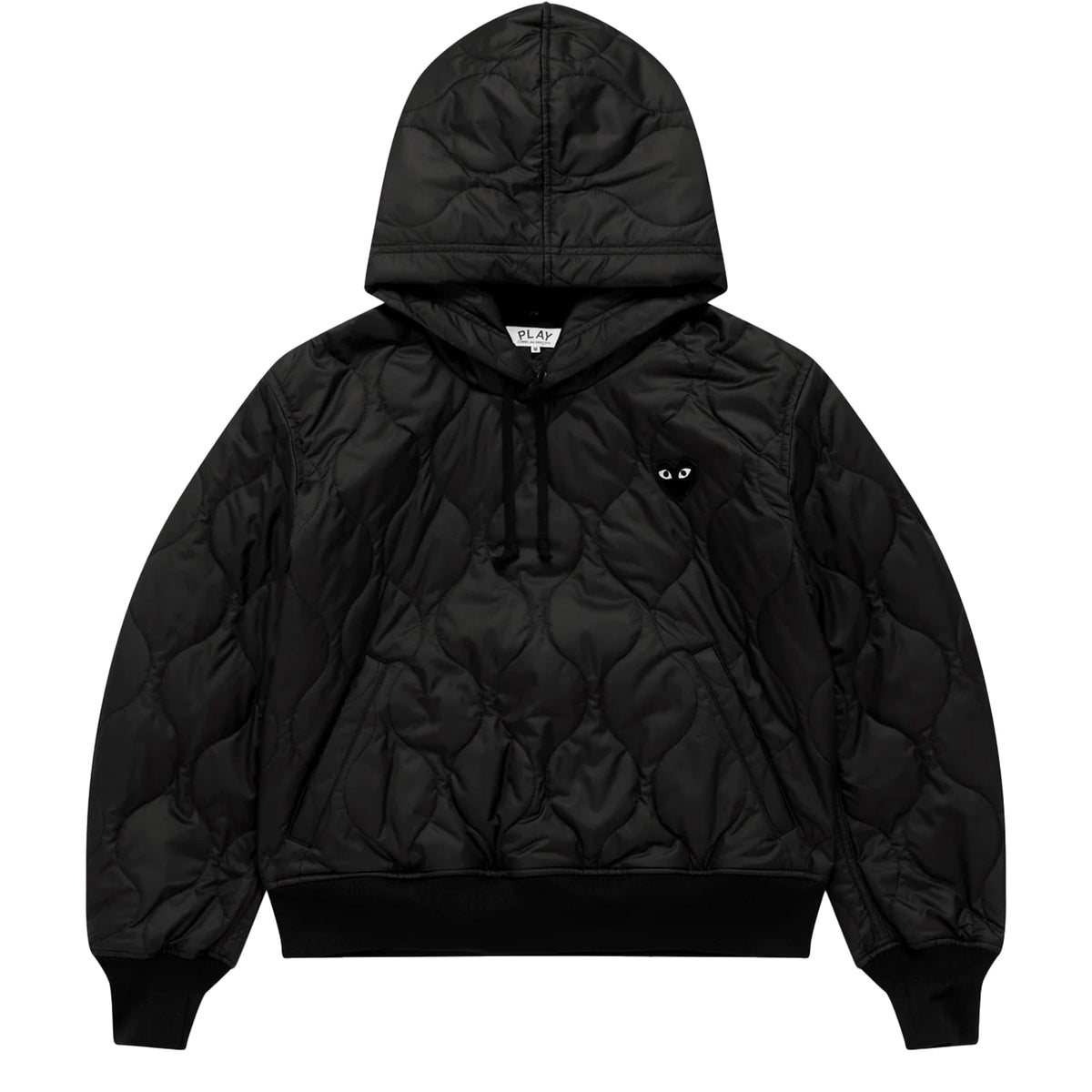 CDG PLAY Hooded Jacket ¨C Black, Black Heart
