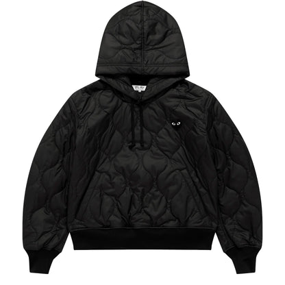 CDG PLAY Hooded Jacket ¨C Black, Black Heart