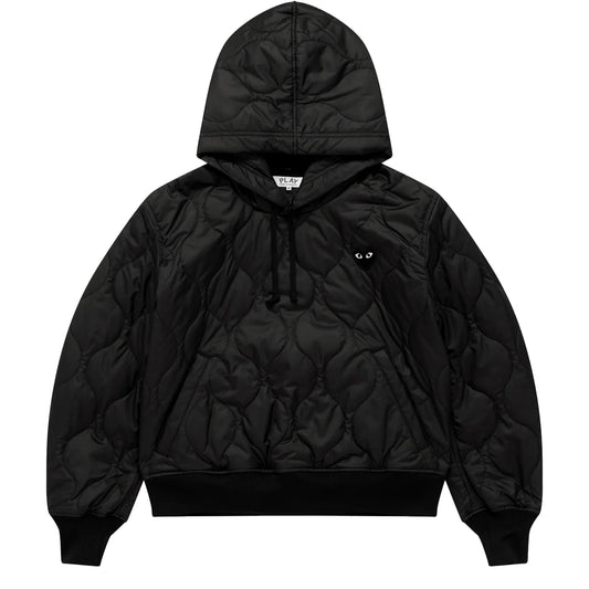 CDG PLAY Hooded Jacket ¨C Black, Black Heart
