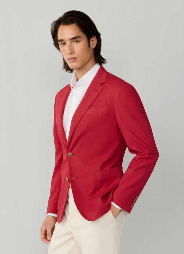 Stretch Cotton Garment Dyed Blazer