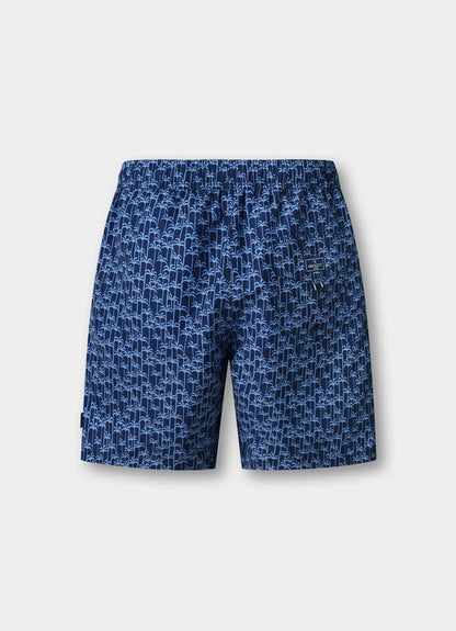 Palm Print Swim Trunk