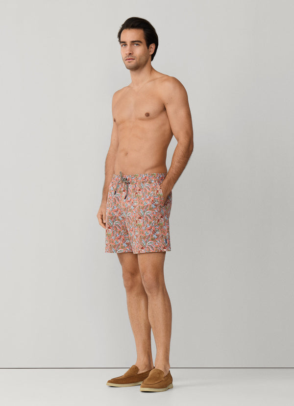 Floral Print Swim Trunk
