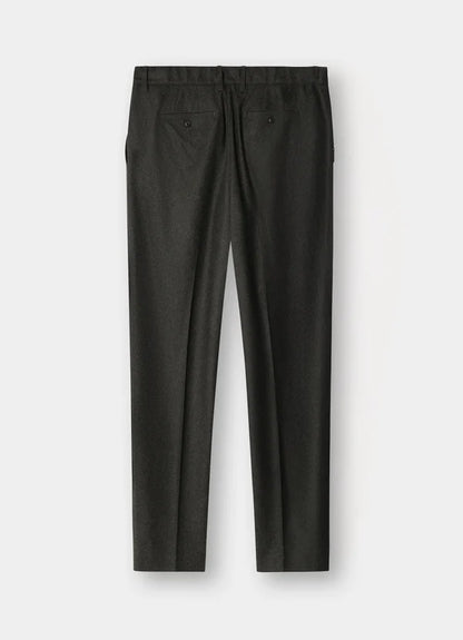 Slim Fit Kensington Wool Pleated Trouser