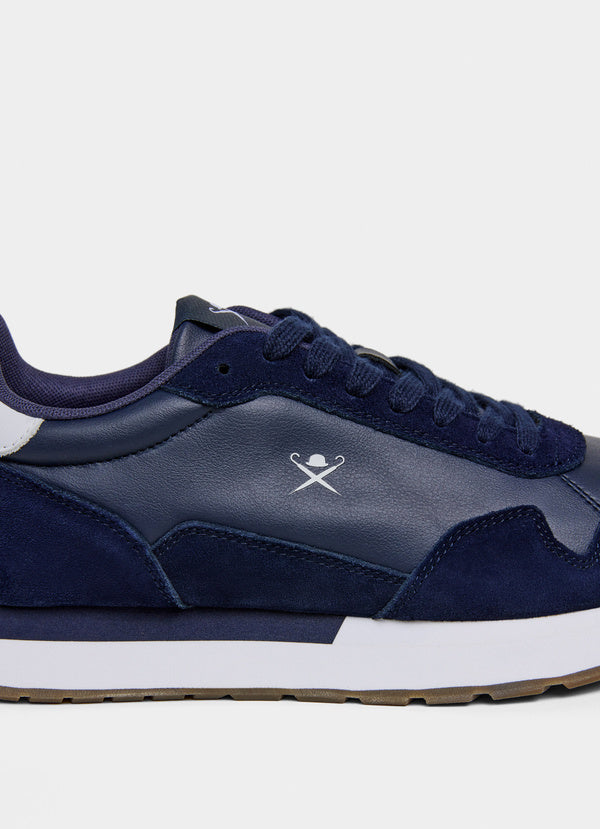 Vector Plain Leather And Suede Trainers