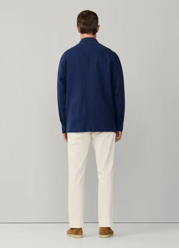 Linen Field Jacket Overshirt