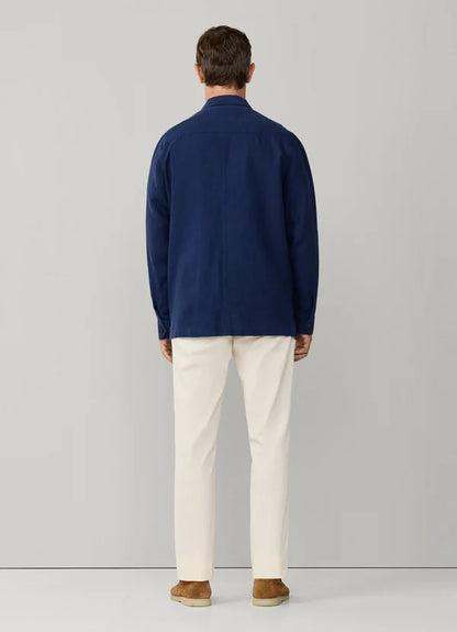 Linen Field Jacket Overshirt