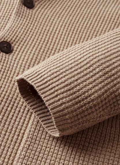 Wool Blend Knit Blazer