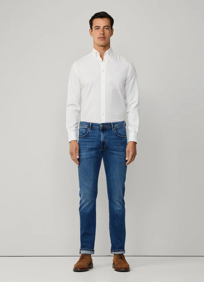 Classic Fit Vintage Wash Denim
