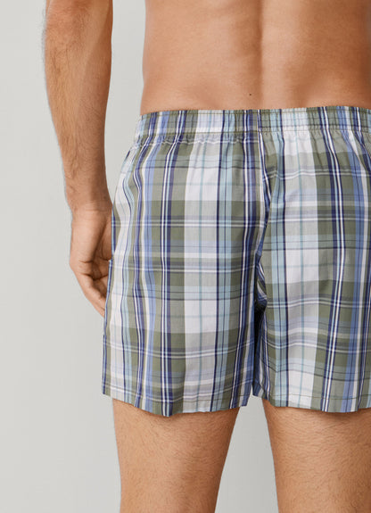 Two Pack Check Boxer