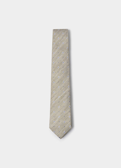 Paisley Silk Linen Tie