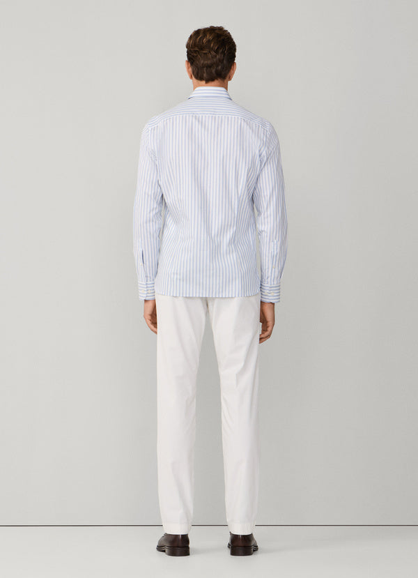 Tailored Fit Melange Stripe Shirt