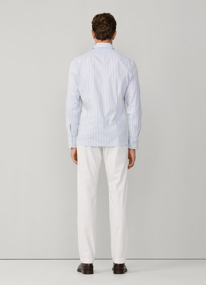 Tailored Fit Melange Stripe Shirt